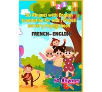 50 Rhymes with English translation for kids | French nursery rhymes book