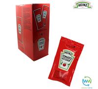 (50 Sachets) HEINZ TOMATO KETCHUP Sachets 11g 10ml RED SAUCE Individual Single Portion SACHET