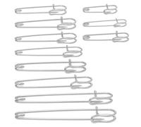 50 Safety Pins - Small Medium Large Safety Pins for Clothes Nickel Plated Steel Ideal for Arts & Crafts Sewing Hemming and DIY Jewellery Strong Nickel Plated Craft(45mm)