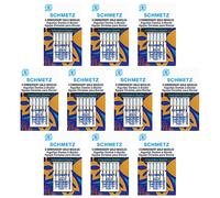 50 Schmetz Gold Embroidery Sewing Machine Needles - Size 75/11 - Box of 10 Cards