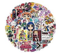 50 Scot Pilgrim Stickers Game Figure Vinyl Waterproof DIY Decal for Computer Skateboard Luggage Car Bike Scot Pilgrim Anime Sticker