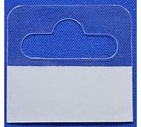 50 Self-Adhesive Euro Hook Hang Tabs - 44mm x 36mm, 275 Micron, Strong & Durable (15)
