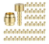50 Set Bicycles Hydraulic Brake Hose Oil Pipe Connector Tube Fittings Insert Connecting Bolts Bleed for Bike Part Bicycles Brake Insert