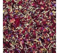 50 Set Wedding Confetti Eco friendly Biodegradable, 100% Natural Confetti Wedding | 150G(50 Guests),Dried Rose Petals Flowers with 50 Glassine Bags, 60 Stickers, for Wedding, Potpourri Candle Making