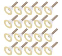50 Sets Handmade Moxa Sticks with Base for Back and Waist | Lightweight Plastic and Tinfoil Build, Smoke-reducing Option, Body Care Use, Traditional Chinese Medicine