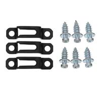 50 Sets Invisible Cabinet Connector Black Metal Fastener