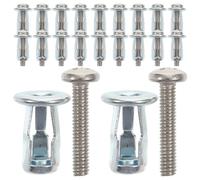 50 Sets M4x20 Petal Expansion Nut Anchor with Quick Grip | Zinc Plated Carbon Steel, Rapid Dual Expansion Action, for Hollow Block and Lightweight Wall Systems