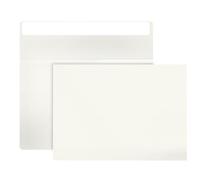50 Sets of A7 envelopes, 5x7 envelopes, 5x7 Invitation envelopes, Printable Invitation envelopes, Photos, Postcards, Greeting Cards, Mail, Wedding self-Sealing Envelopes (Cream)