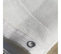 50% Shade Cloth for Garden - White Plant Protection Sun Shade Fabric for Greenhouse Vegetables (10x26ft) - Ideal for Gardeners and Growers