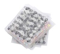50 Sheets 3D Nail Stickers, Self-Adhesive Nail Decals with Various Patterns and Colors, Colorful Nail Art Decorations Stickers DIY False Nail Manicure Decals,Nail Art Design Decoration Accessories