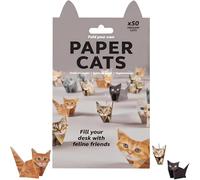 50 Sheets 3D Origami Kit,DIY Paper Cats,Creative Origami Animal Kit,Cat/Dinosaur Paper Craft Kit, Funny Craft Activity,Gifts for C/at Lovers,Orig/ami Animal Shaped Decoration K/it,Desk Decoration(Cat)