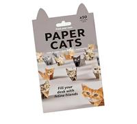 50 Sheets 3D Paper Cats Origami Kit, DIY Folding Craft Set with Step-by-Step Instructions, Desk Decor for Adults Cat Lovers