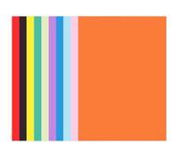 50 Sheets A4 Cardstock Paper, 10 Bright Colors for Crafting, DIY Projects, and Decorations