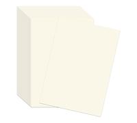50 Sheets A4 Cream Ivory Card 250gsm, Ivory Cream A4 Coloured Craft Card