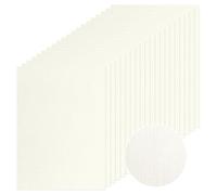 50 Sheets A4 Cream/Ivory Textured Card 250gsm, Ivory Cream A4 Coloured Craft Card