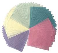 50 Sheets A4 Natural Fiber Mulberry Tree Mulberry Paper Sheets Art Tissue Washi Paper Design Craft Art Origami Suppliers Card Making DIY Crafts (Pastel Tone, A4)