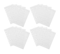 50 Sheets A6 6 Ring Weekly Planner Refills Paper 6 Holes White