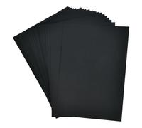 50 Sheets Black Card, A4 Card 300gsm Thick Card Stock for DIY Projects Arts and Crafts,Cards Making,Home or Office Printing