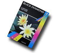 50 Sheets - Black Diamond White A3 220gsm Matt Canvas Inkjet Paper for Professional Photographic and Art prints (Please NOTE: This is NOT 100% Cotton Canvas)