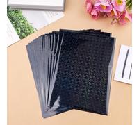 50 Sheets Black GemstoneToner Reactive Foil，Foil Paper for Toner Foiling Foil by Laser Printer and Laminator, for Scrapbooking Paper Crafts 7.9x11.4inch