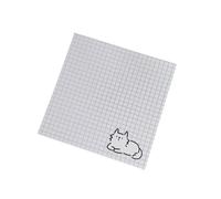 50 Sheets Cartoon Brief Strokes Cute Cat Memo Pad Simple Style Message Paper Student to Do List Notes School Stationery(D)