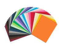 50 Sheets Construction Paper Assorted Colors, Goefun Colored Card Stock 25 Colors 80lb Multicolored Cardstock for Crafts & Scrapbooking