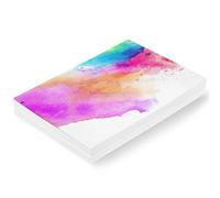 50 Sheets Cotton Watercolour Paper 300GSM/140LB, Watercolour Paper Pad Bulk, Water Colour Papers, White Painting Drawing Watercolor Papers for Adults Artists Watercolours Art Supplies(10.6x15)