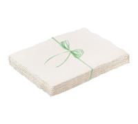 50 Sheets Deckled Edge Paper 4 x 6inch, 160 GSM Handmade Paper Rough/Textured Watercolor Paper for Wedding Invitations, Cards, Crafts