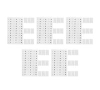 50 Sheets Fake Mole Beauty Spot Stickers for Women, Black Paper
