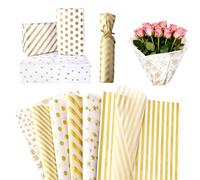 50 Sheets Gold Polka Dots Tissue Paper for Gift Wrapping, 35x50cm Tissue Paper Bulk for Gift Bags, Gift Packing Paper Wrapping Paper Sheets for Crafts DIY Art Wedding Birthday Baby Shower Party Favor