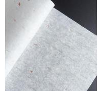 50 Sheets Handmade Mulberry Paper - Chordobe A4 Fiber Rice Paper Decoupage Washi Paper for DIY Art Craft (Red Flower)