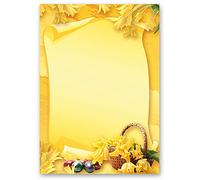 50 Sheets Motif Letter Paper! Easter Feast DIN A5 - Easter