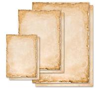 50 Sheets Motif Letter Paper! Motif Paper Vintage Antique & History DIN A4 - Paper-Media