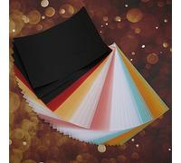 50 Sheets of General-Purpose Sulfuric Acid Paper Colored Cardboard, Colored Cardboard Colored Sulfuric Acid Paper Colored Cardboard for Art Printing and Reproduction Purposes