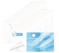 50 Sheets Self Sealing Laminating Pouches 2,6x3,9 inch Hard Laminate Sheets Self Adhesive Laminating Sheets Id Card Laminating Pouches Laminator Pouches for Credit Card