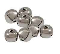 50 Silver 30mm Jingle Bells for Crafts | Craft Bells | Arts & Crafts