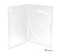 50 Single CLEAR DVD Case Cases 7mm Spine Slimline Sleeve Front Cover BOX29
