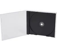 50 Single Standard 10mm CD Jewel Case With Black Tray