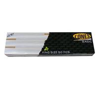 100 Smoking Papers Cones Pre-Rolled King Size 109 mm - with Roach Tip