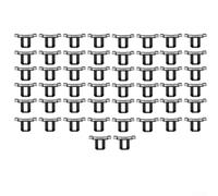 50 solar panel drainage groove water guide clamps for 33mm panels, designed to improve water runoff and maintain solar panel integrity under outdoor conditions