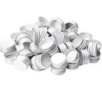 50 Spiral Twist Caps Replacement Caps for PET and Glass Bottles 18 mm 20 mm 24 mm 28 mm Silver (20 x 13 mm)