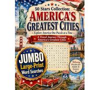 50 Stars Collection: America’s Greatest Cities: Large Print Word Searches Across America’s Greatest Cities