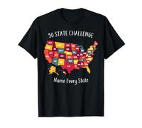 50 State Challenge - Name Every US State - For Men For Women T-Shirt