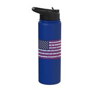 50 States USA Flag Stainless Steel Insulated Water Bottle