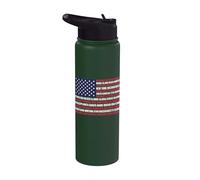 50 States USA Flag Stainless Steel Insulated Water Bottle