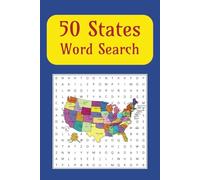 50 States Word Search Book: US States word search for learning various cities within each state