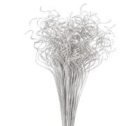 50 Stems Bunch Curly Ting Ting - Silver and Glitter Sparkle