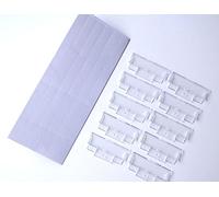 50 Suspension File White Inserts & Clear Plastic Tabs Filing Index
