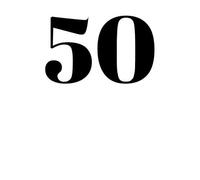 50 Sweatshirt - White - M - White