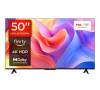 50" TCL 50PF650K Fire TV Smart 4K Ultra HD HDR LED TV with Amazon Alexa, Silver/Grey